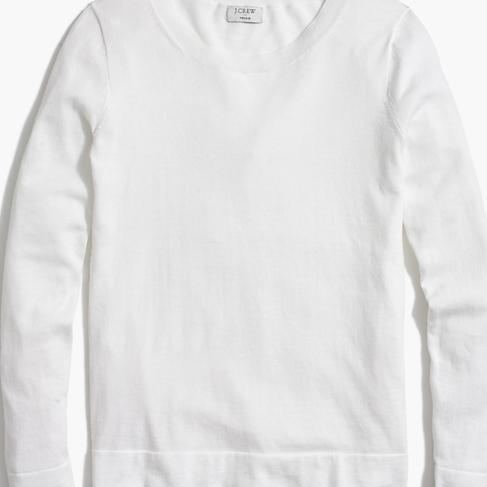 Jcrew long sleeve teddie sweater